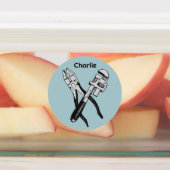 Étiquettes OUTILS de nom et de couleur personnalisés (Apposé)