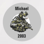 Étiquettes Pack d'autocollants Opossum personnalisable (Design 1)