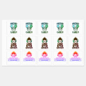 ÉTIQUETTES PACK DE JEUX (Feuille)