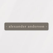 Étiquettes Palette couleur Boho moderne étanche Nom (Design 2)