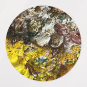 Étiquettes Palette de l'artiste #1 (Design 1)