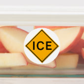 Étiquettes Panneau d'avertissement GLACE (Apposé)