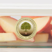 Étiquettes Papeterie pour semences de moutarde, Baptême cadea (Apposé)