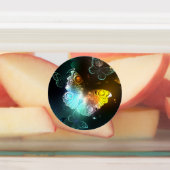 Étiquettes Papillon lumineux et papillons de nuit (Apposé)