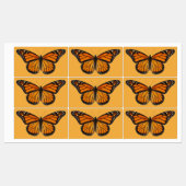 Étiquettes Papillon monarque (Feuille)