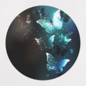 Étiquettes Papillons de nuit (Design 2)