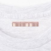 Étiquettes Parties scintillant rose Gold Blush - Ajouter du t (Apposé)