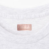 Étiquettes parties scintillant rose or gouttes rose personnal (Apposé)