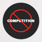 Étiquettes Pas de concurrence (Design 2)