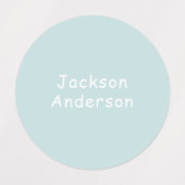 Étiquettes Pastel Vêtements pour enfants imperméables (Design 1)