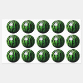 Étiquettes Pastèque (Feuille)