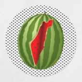 Étiquettes Pastèque Palestine - Slice (Design 2)