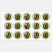 Étiquettes Pastèque Palestine - Slice (Feuille)
