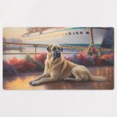 Étiquettes Pasteur anatolien Croisière de Noël : Pawsome (Design 2)
