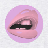 Étiquettes Patch en fer sur lèvres agrafées (Design 1)