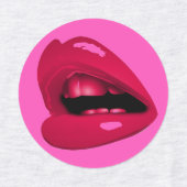 Étiquettes Patch en fer sur lèvres agrafées (Design 2)