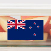 Étiquettes patriotiques avec drapeau de la Nouvell (Apposé)