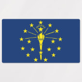 Étiquettes patriotiques avec drapeau de l'état de (Design 1)