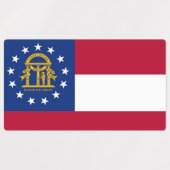 Étiquettes patriotiques avec drapeau de l'Etat de  (Design 1)