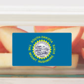 Étiquettes patriotiques avec drapeau de l'Etat du  (Apposé)