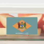 Étiquettes patriotiques avec drapeau de l'État du  (Apposé)