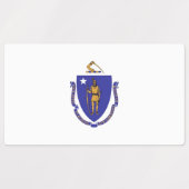 Étiquettes patriotiques avec drapeau de l'Etat du  (Design 2)