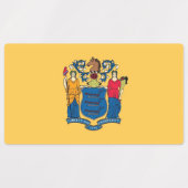 Étiquettes patriotiques avec drapeau de l'État du  (Design 2)