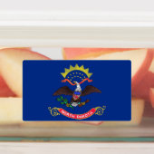 Étiquettes patriotiques avec drapeau de l'État du  (Apposé)