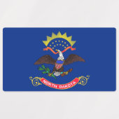 Étiquettes patriotiques avec drapeau de l'État du  (Design 1)