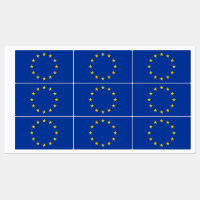 Étiquettes patriotiques avec drapeau de l'Union eu