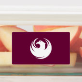 Étiquettes patriotiques avec drapeau de Phoenix Ci (Apposé)