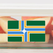 Étiquettes patriotiques avec drapeau de Portland (Apposé)