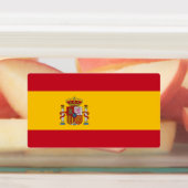 Étiquettes patriotiques avec drapeau d'Espagne (Apposé)