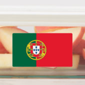 Étiquettes patriotiques avec drapeau du Portugal (Apposé)