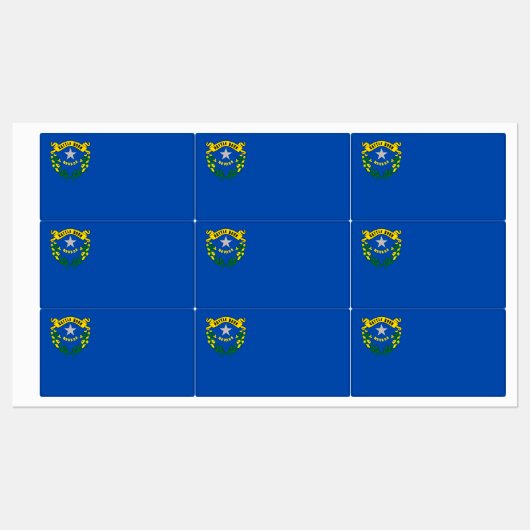 Étiquettes patriotiques avec le drapeau de l'Etat  (Feuille)