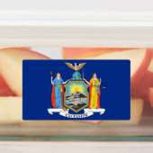 Étiquettes patriotiques avec le drapeau de l'État  (Apposé)