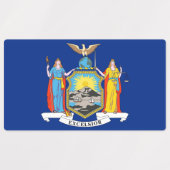 Étiquettes patriotiques avec le drapeau de l'État  (Design 2)