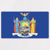 Étiquettes patriotiques avec le drapeau de l'État  (Design 1)