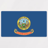 Étiquettes patriotiques avec le drapeau de l'Etat  (Design 2)