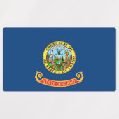 Étiquettes patriotiques avec le drapeau de l'Etat  (Design 1)