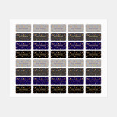 Étiquettes Pattern space ufo neutral color (Feuille)