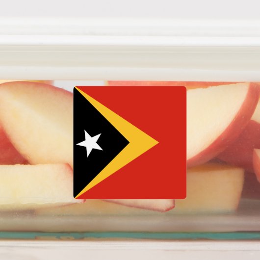 Étiquettes Pavillon du Timor oriental (Apposé)