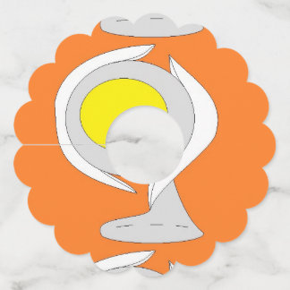 Étiquettes Pearl et Obalisque Wine Glass