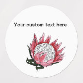 Étiquettes Peint King Protea imperméable (Design 1)