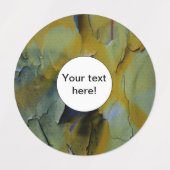 Étiquettes Peinture d'épluchage (Design 1)