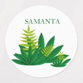 Étiquettes Personalized Leopard Waterproof Labels (Design 2)