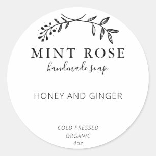 Étiquettes personnalisables de savon