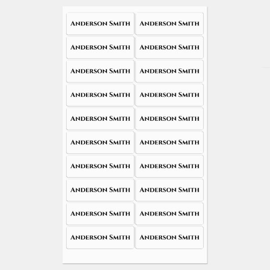 Étiquettes personnalisables pour Fabricant ou Arti (Feuille)