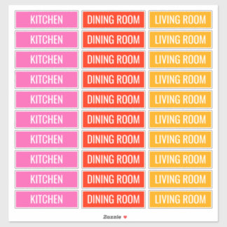 Étiquettes Personnalisables Pour Les Boîtes De Dép