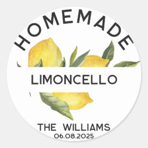 Étiquettes personnalisées de Limoncello italien mo